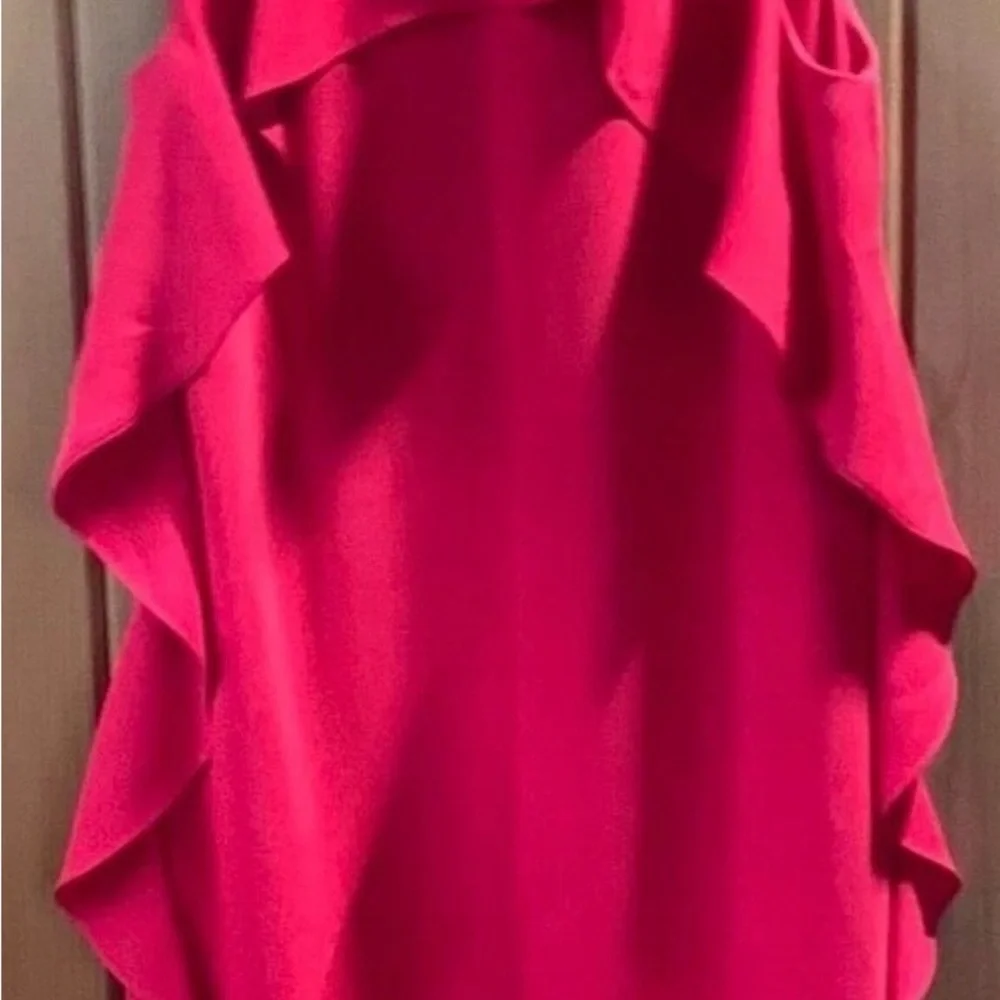 Trina Turk Scarlet Midi Dress with Ruffle Detail - Picture 9 of 13